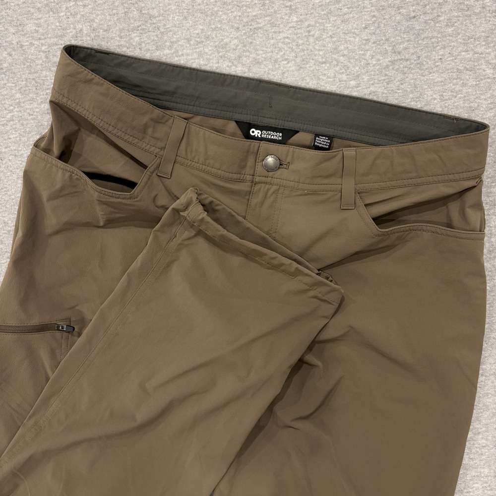 Outdoor Research Ferrosi Pants Mens 36x30 Brown Hiking Trousers Ripstop Stretch
